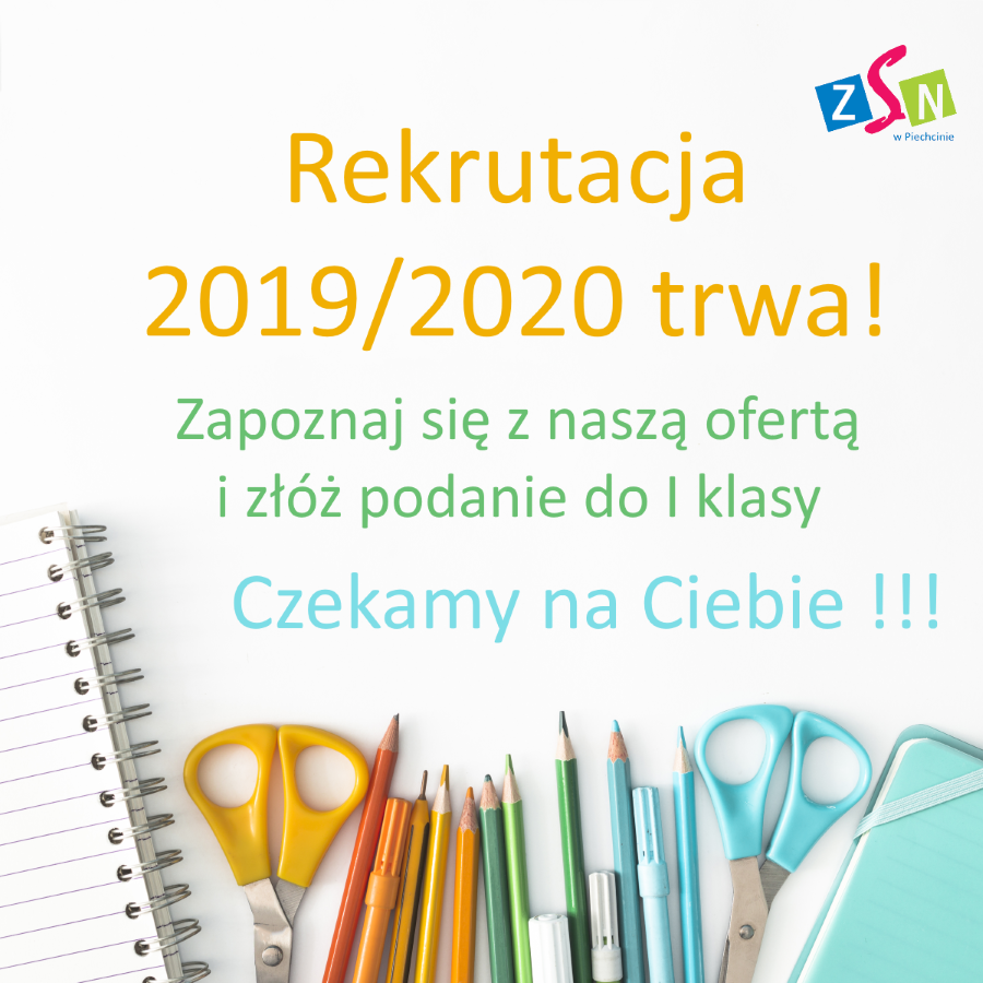 Nabór na rok szkolny 2019/2020
